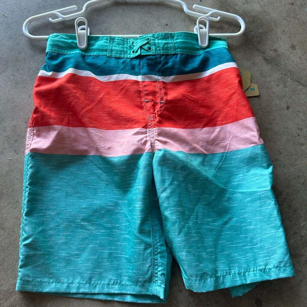Thereabouts Striped Retro Swim Shorts